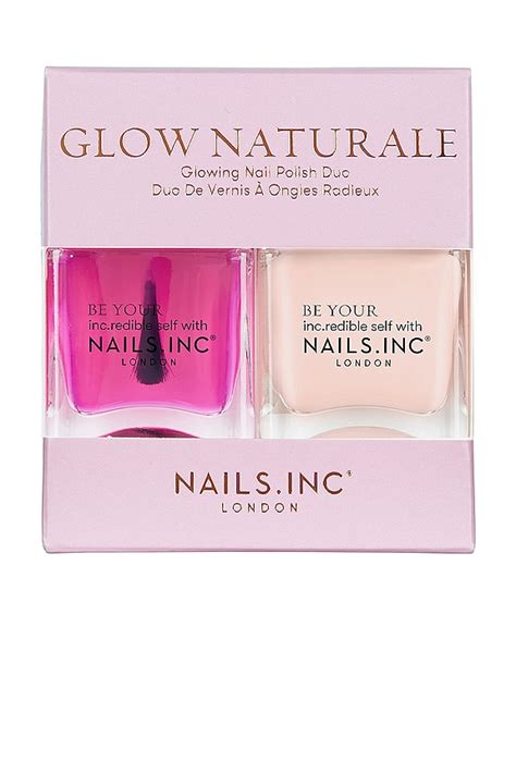 Nailsinc Glow Naturale Duo Revolve