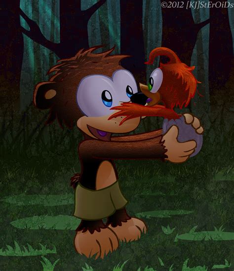 Young Banjo And Kazooie By Kjsteroids On Deviantart