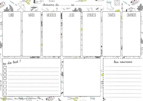 To do today daily hourly planner template with a big section for making a list of activities and prioritize them. Calendrier Hebdomadaire Semainier 2020 à Imprimer Gratuit ...