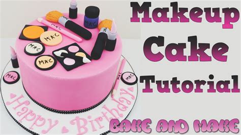 Learn more about cake decorating. How to make a makeup cake tutorial. Bake and Make with ...