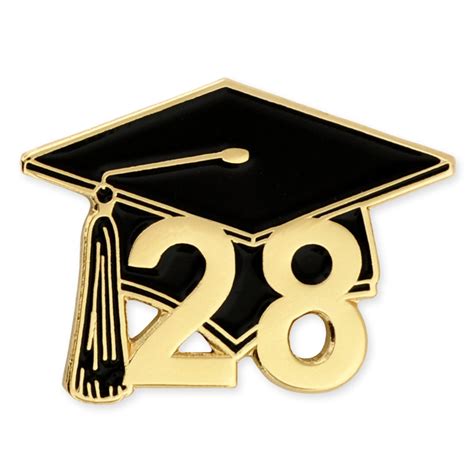Pinmarts Class Of 2028 Graduation Cap Pin