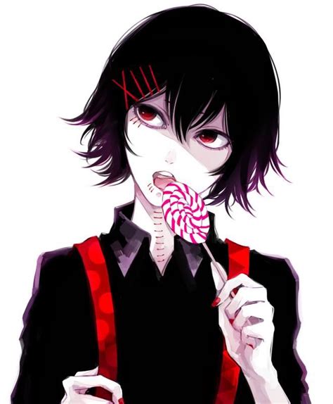 He Just Love Candy Huh Juuzou Joker Suzuya Tokyo Ghoul Anime