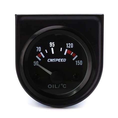 Buy Cnspeed 52mm Gauge Universal 12v Oil Temp Gauge 50~150c Oil Temp