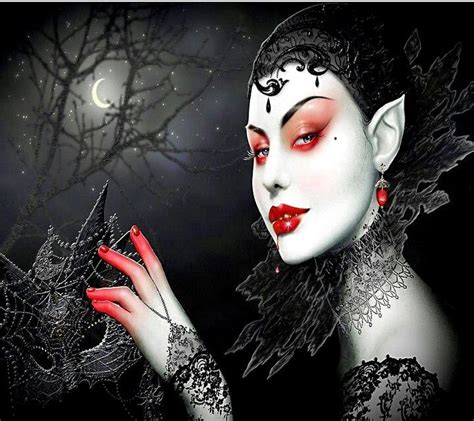 Dark Vamp Vampire Pictures Fantasy Art Women Female Vampire