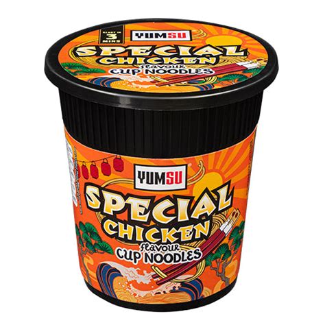 Yumsu Flavour Cup Noodles Assorted Flavours 60g Fabfinds