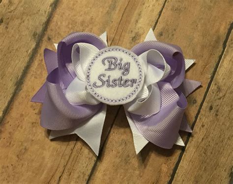 16 lavender hair ideas to try now. Big sister lavender and white hair bow #bowtifulblessings ...