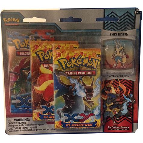 Pokemon Mega Pin 3 Pack Blister Set