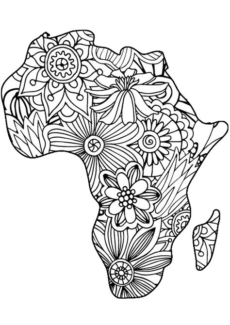 African Coloring Pages Free Coloring Pages
