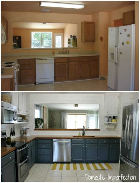 20 Small Kitchen Renovations Before And After Diy Design And Decor