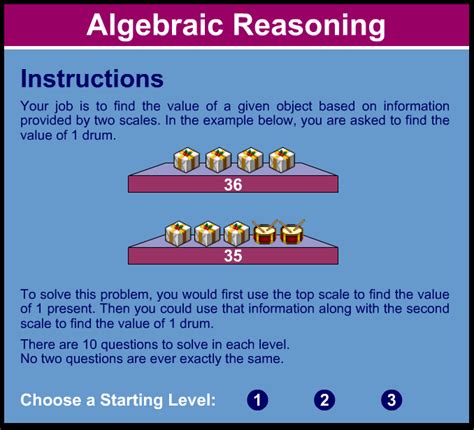 Math Game Algebra Reasoning Algebraic Thinking Math Common Core