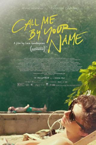 The information does not usually directly identify you, but it can give you a more personalized web experience. Call Me by Your Name - Críticas | Sinopsis | Comentarios