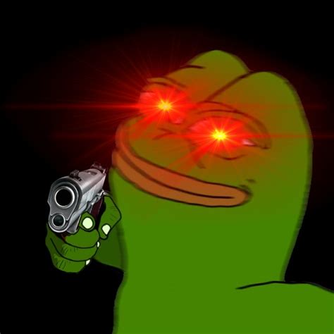 Probably Some Template Of Triggered Pepe Pointing A Gun Idk Update