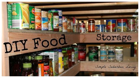 When i was newly married, some 18 years ago, i remember coming across an article in a magazine that had to do with organizing a kitchen and what. DIY Food Storage Pantry - Save Time, Save Money, Buy Bulk ...