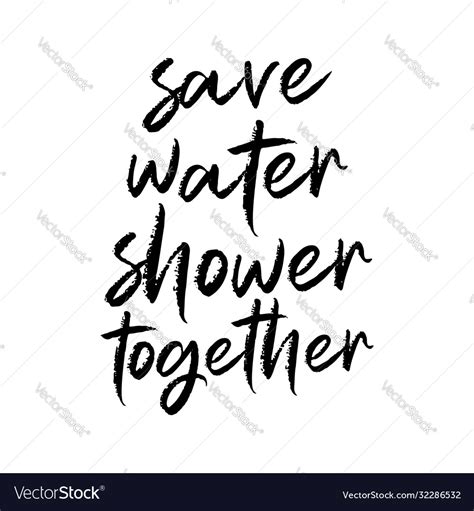 Save Water Shower Together Beautiful Royalty Free Vector 14784 Hot Sex Picture