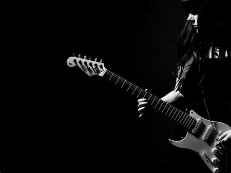 Girl With Guitar Wallpapers Wallpaper Cave