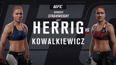 Felice Herrig Vs Karolina Kowalkiewicz Knockout Mode UFC 2 Ryona