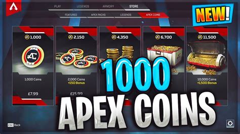 Opening Up 1000 Apex Coins Pack Apex Legends Youtube