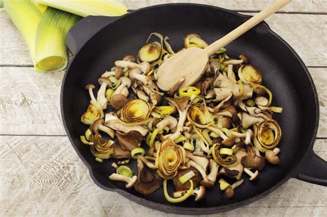 Delicious homemade chicken, leek and mushroom pies. Farm Fresh To You - Recipe: Leek and Mushroom Sauté