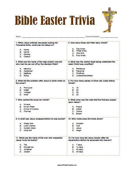 Read on for some hilarious trivia questions that will make your brain and your funny bone work overtime. Pin on Easter