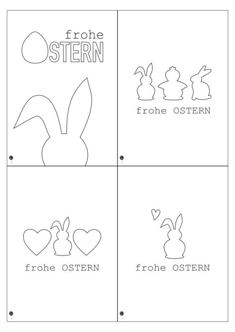 Kostenfreie Druckvorlage Für 16 Osterkarten Im Modernen Design Karten