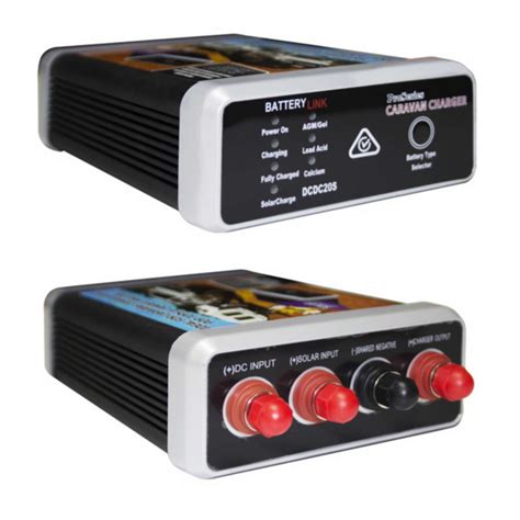 Dc Dc 12v 20amp Dual Battery Charger Mppt Solar Input Deep Cycle