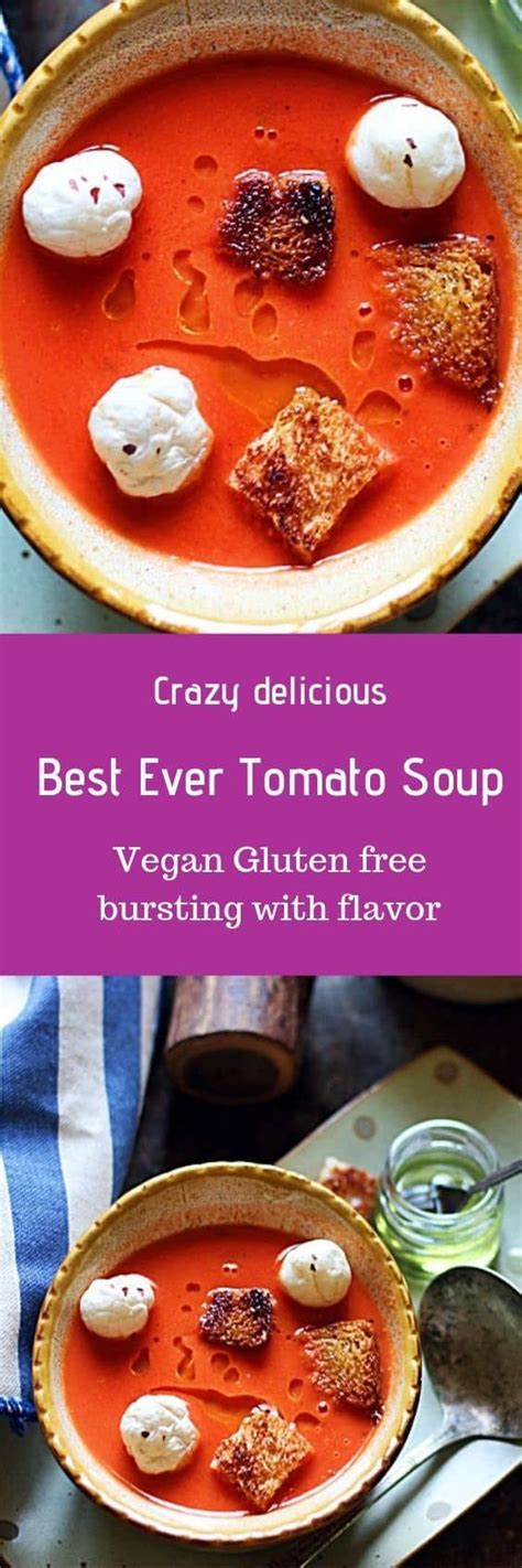Tomatoes are a great source of lycopene which protects us from destructive free radicals which can harm cells and damage. Best tomato soup recipe- learn to make the best ever tomato soup recipe at home! Vegan,clean ...