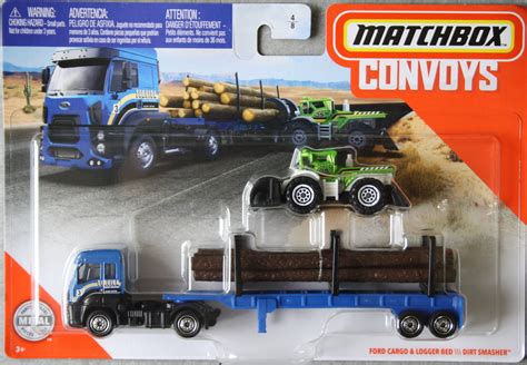 Matchbox Ford Cargo And Logger Bed Convoys Dirt Smasher