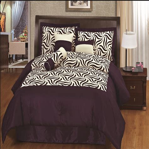 Bold Zebra Design Bedding Bed Design Comforter Sets Chic Home
