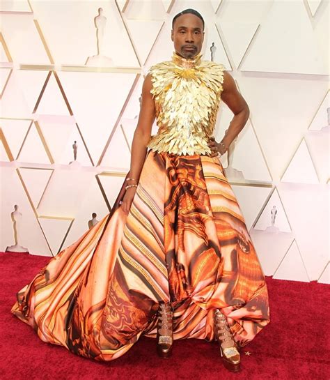 Billy Porter Wins Oscars 2020 Red Carpet In Bejeweled Jimmy Choos