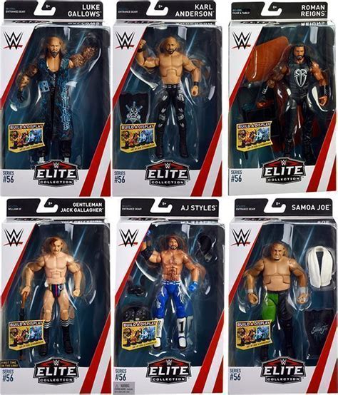 Wwe Elite 65 Complete Set Of 6 Mattel Toy Wrestling Action Figures Ebay