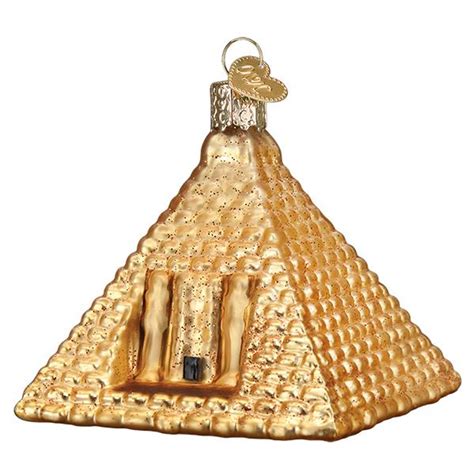 Egyptian Pyramid Glass Ornament 2 3 4 By Old World Christmas 20118