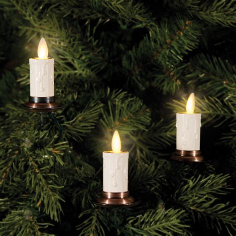 The Most Realistic Tree Candles Hammacher Schlemmer