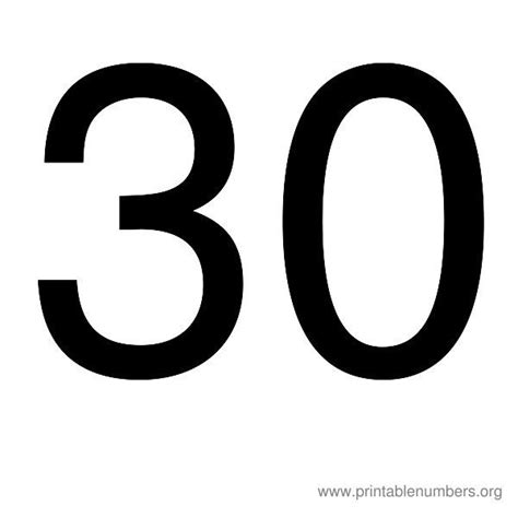 Maybe you would like to learn more about one of these? Free+Printable+Numbers+1+30 in 2020 | Free printable ...