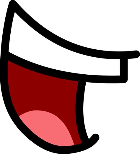 Bfdi Mouth  Image Open Mouth 1 Frownpng Object Multiverse