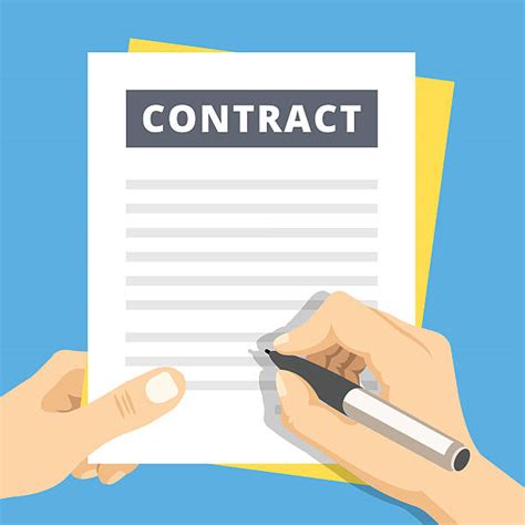 Royalty Free Signing Contract Clip Art Vector Images And Illustrations