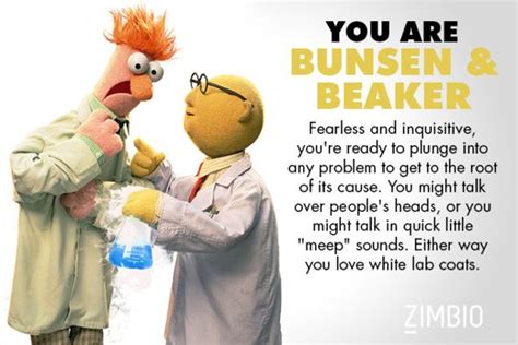 Which Muppet Are You Muppets Quotes Muppets Funny Beaker Muppets
