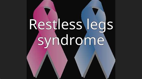 Restless Legs Syndrome Youtube