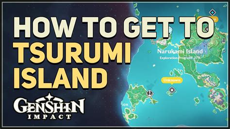How To Get To Tsurumi Island Genshin Impact Youtube