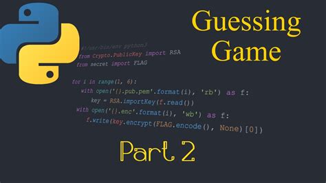 Python Guessing Game Tutorial Part 2 Youtube