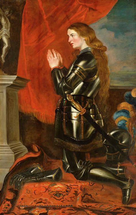 Joan Of Arc Painting By Peter Paul Rubens