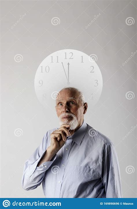 Old Man And Time Old Man Is Waiting Stock Photo Image Of Grandfather