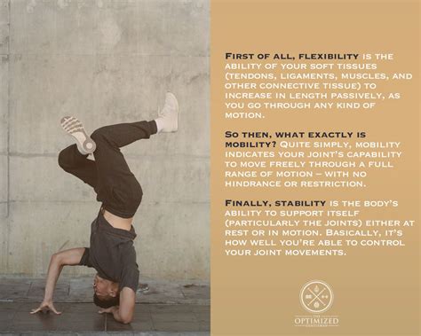 Flexibility Vs Mobility Vs Stability Whats The Difference The