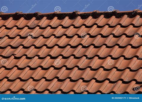 Red Roof Shingles Texture Stock Image Image Of Background 202002171
