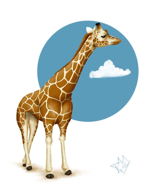 Giraffe Illustration Illustration Renc Art Llc Giraffe