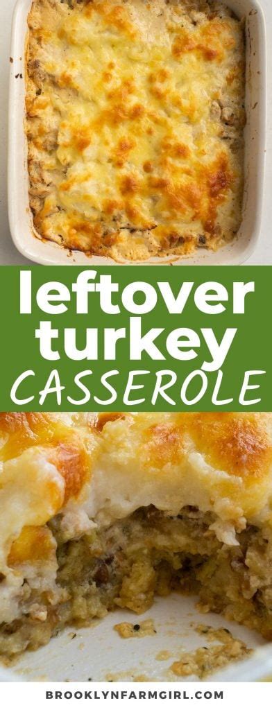 Leftover Thanksgiving Turkey Casserole Brooklyn Farm Girl