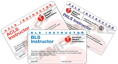 Instructor Card Cluster American Heart Association Original Size