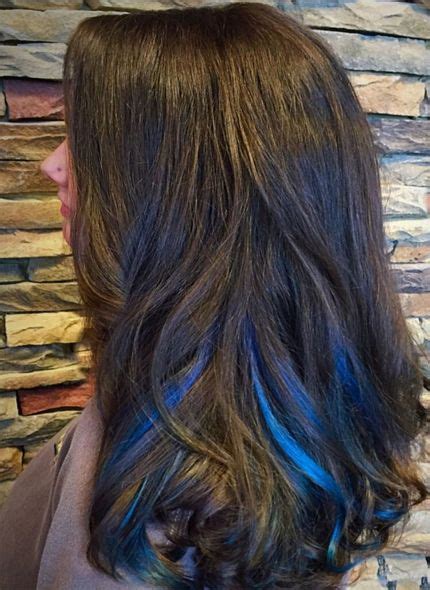 67 Gorgeous Dark Hair With Blue Lowlights Knowledge Regarding