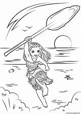 Coloring Moana Pages Disney Popular sketch template