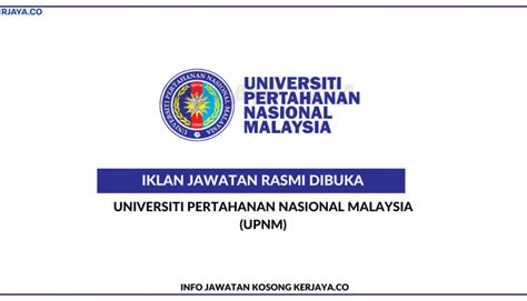 Sekiranya anda, seorang warganegara malaysia yang cukup syarat kelayakan dan berumur tidak kurang daripada 18 tahun pada tarikh tutu. Universiti Pertahanan Nasional Malaysia (UPNM) • Kerja ...