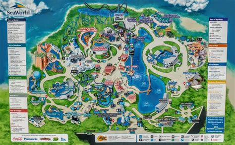 Sea World Map Orlando Florida United States Map